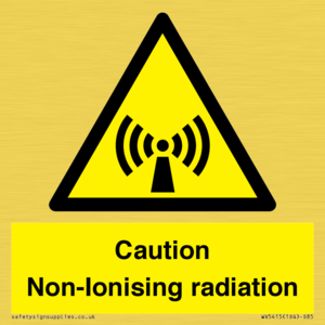 Caution Non-Ionising radiation